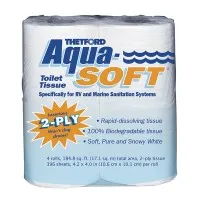 tecma-aqua-soft-papier-wc-chimique-2-plis-4-rouleaux image 1