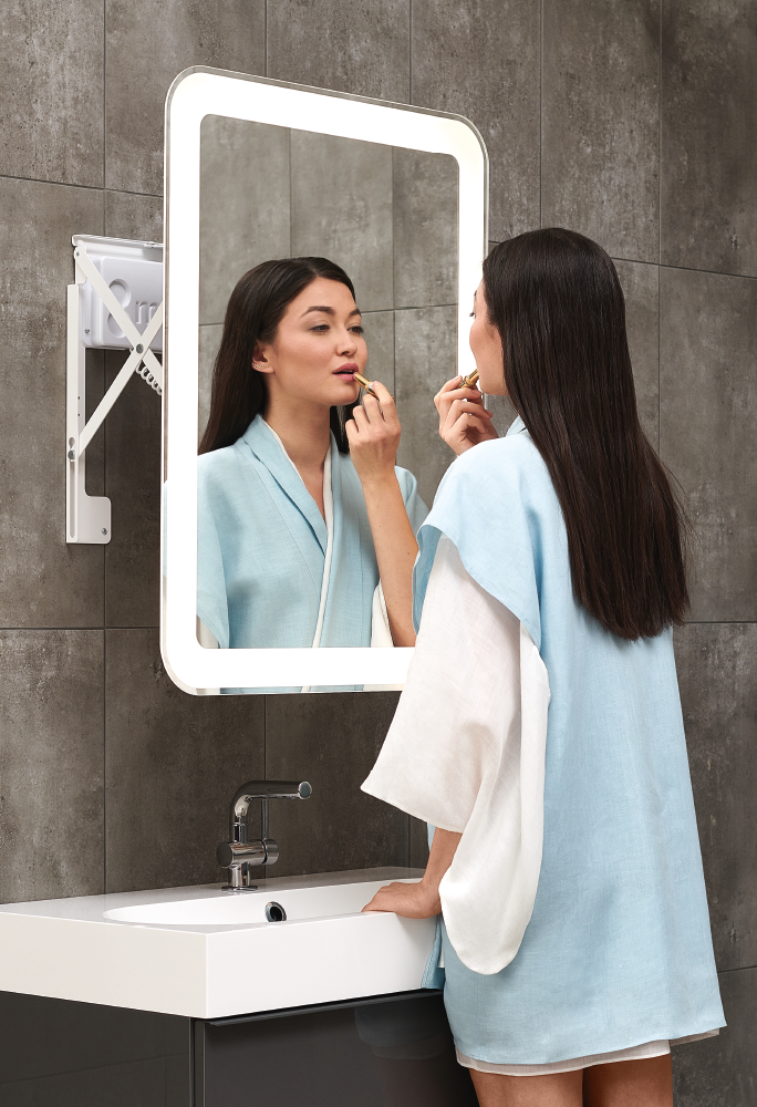 miior-mid-zen-miroir-mural-led-extractible-blanc image 4
