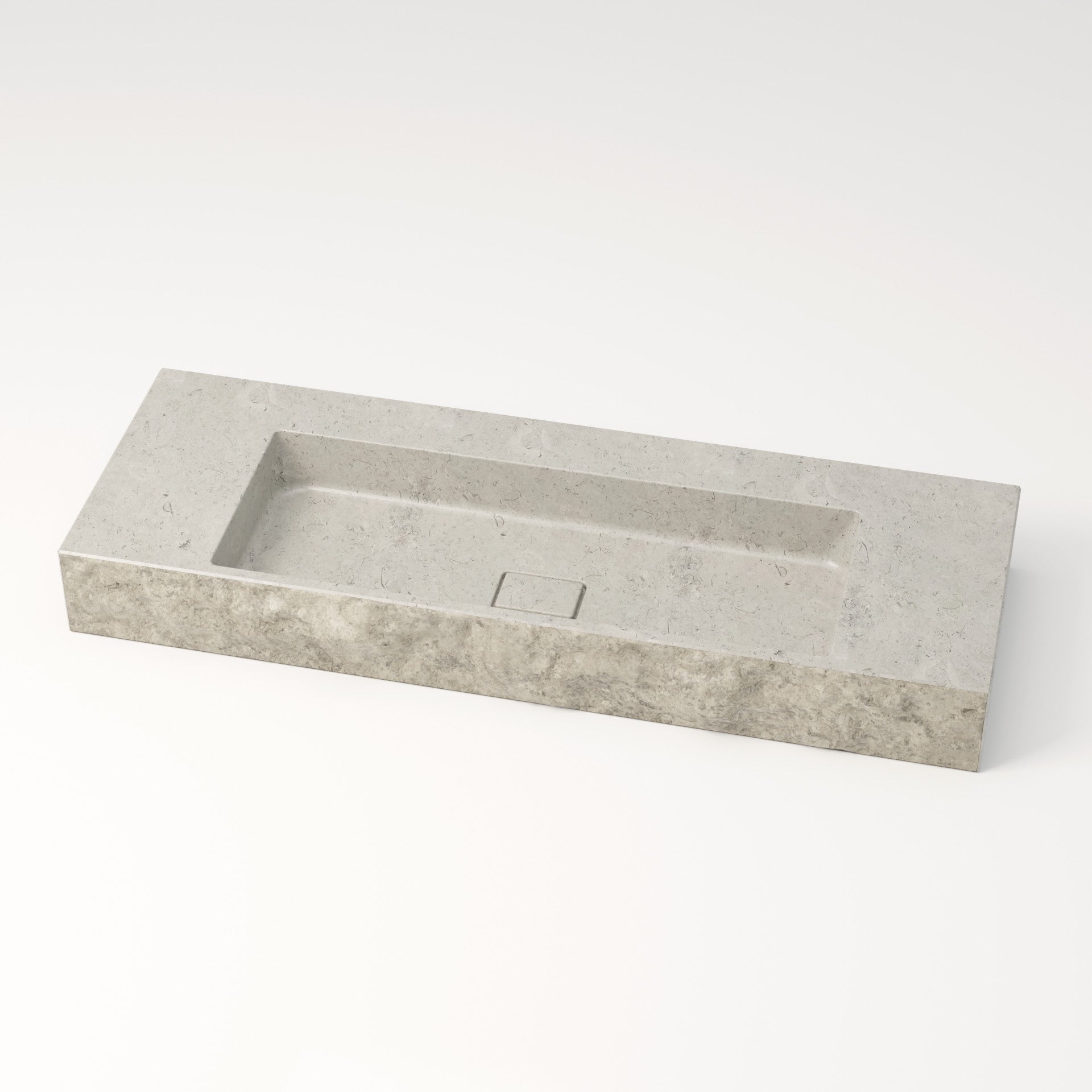 unique-habitat-l-man-plan-vasque-pierre-120-cm-gris-brut image 1