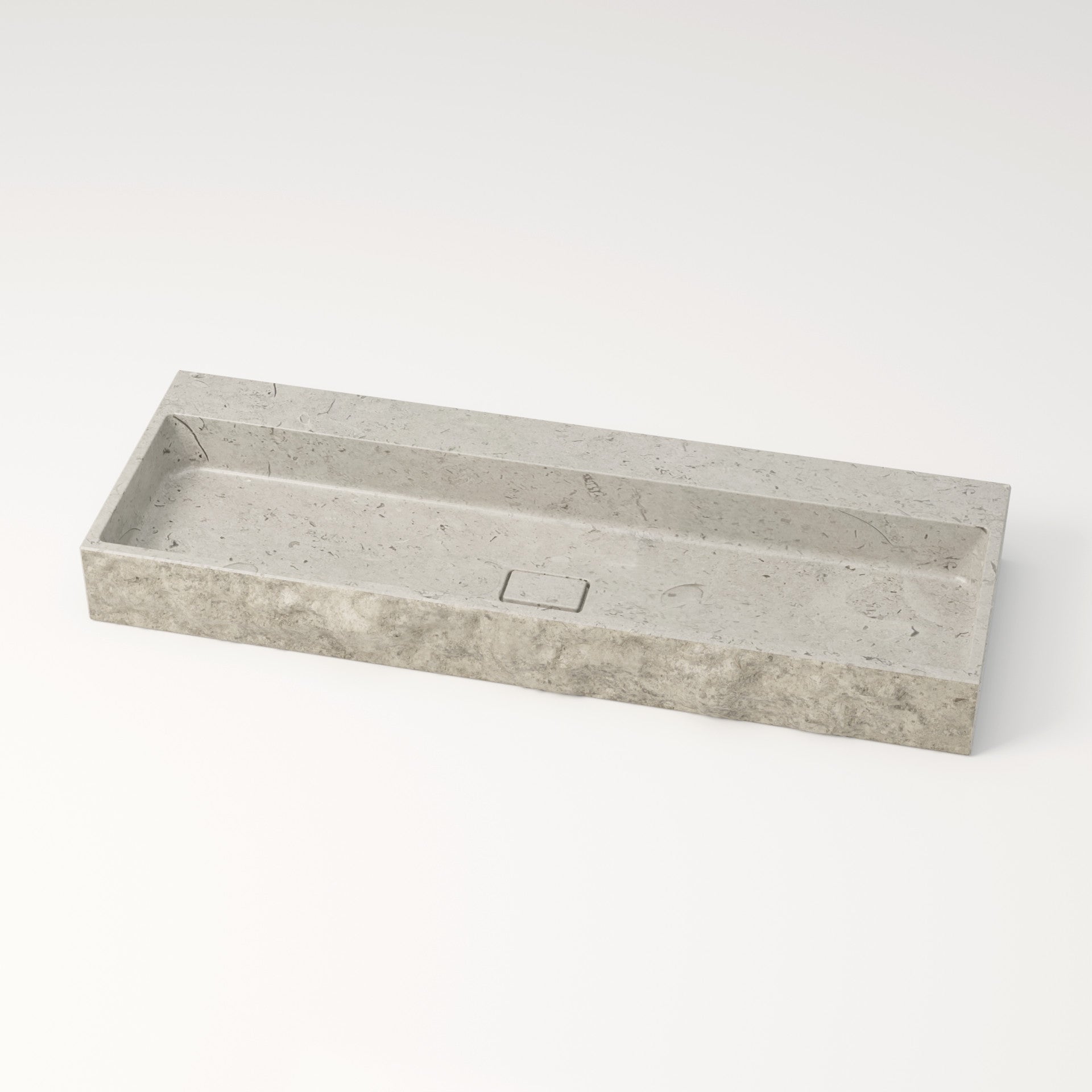 unique-habitat-aumar-vasque-120-cm-gris-nuage-sans-percement image 2