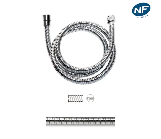 disflex-inox-flexible-de-douche-double-agrafage image 1