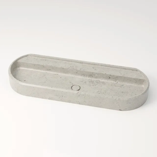 unique-habitat-salagou-vasque-ovale-120-cm-gris-nuage image 1