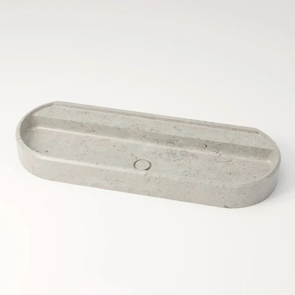 unique-habitat-salagou-vasque-ovale-120-cm-gris-nuage image 1